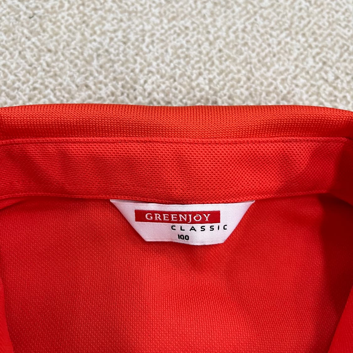 100 그린조이 반팔 카라 티셔츠 0224M 상품이미지2