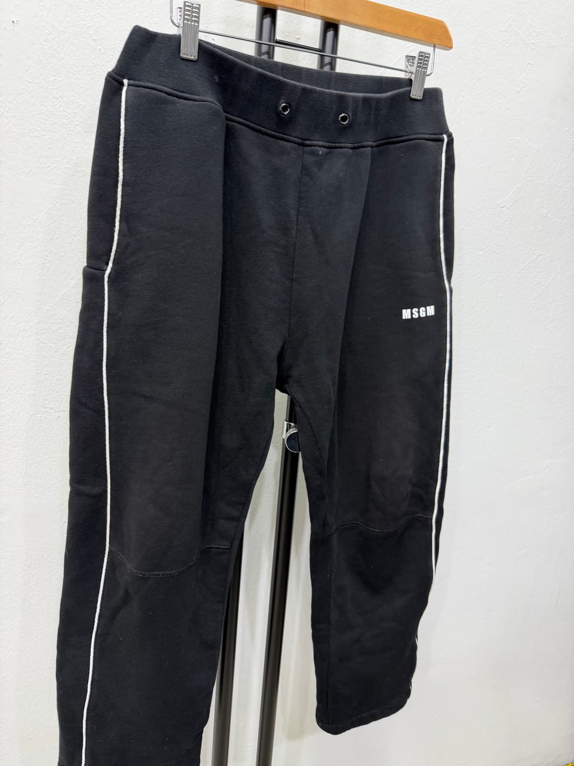 정품) MSGM 남성 라인 포인트 팬츠 M 상품이미지2