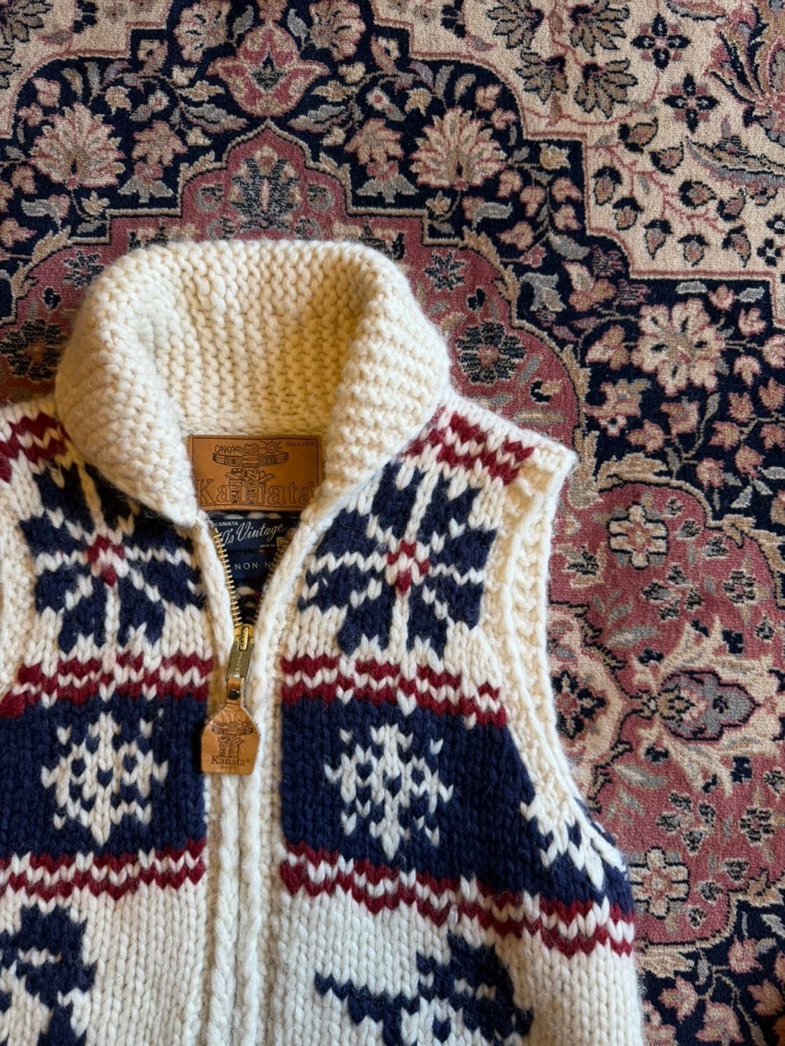 카나타 코위찬 니트 베스트 66~77 상품이미지2