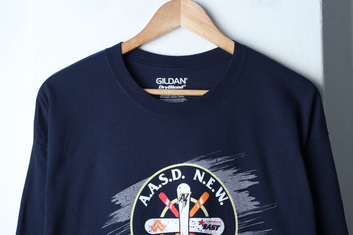 (XL-2XL) 길단 반팔 티셔츠 USA 빅사이즈 스키팀-H30154 상품이미지3