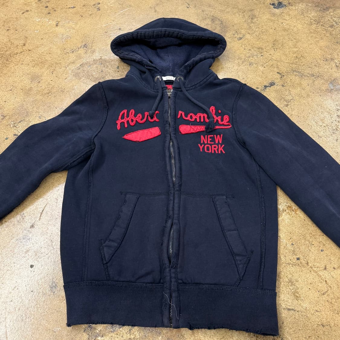 아베크롬비 검빨 후드집업  상품이미지3