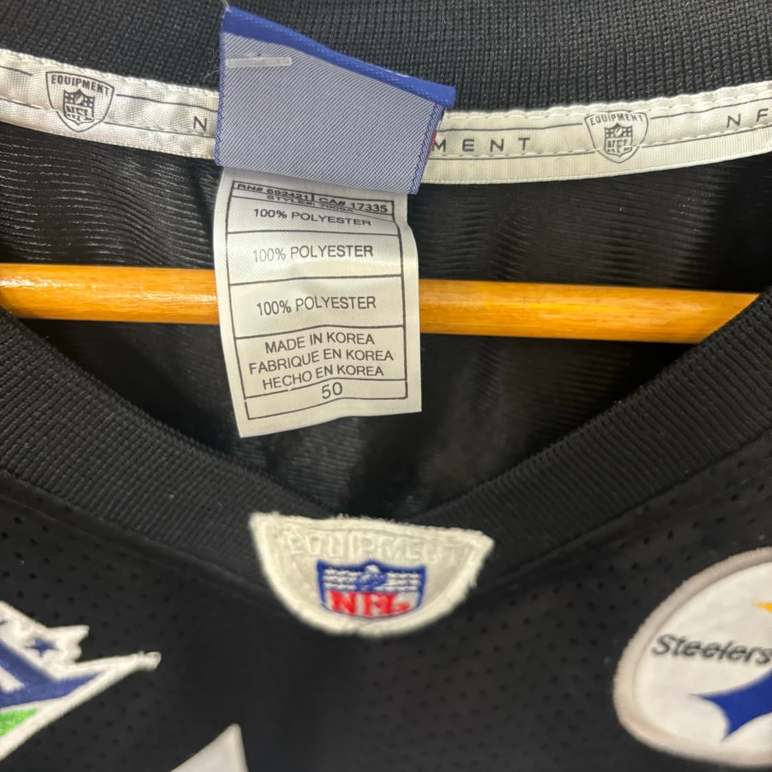 NFL X 리복 피츠버그 스틸러스 유니폼 져지 XL 상품이미지8