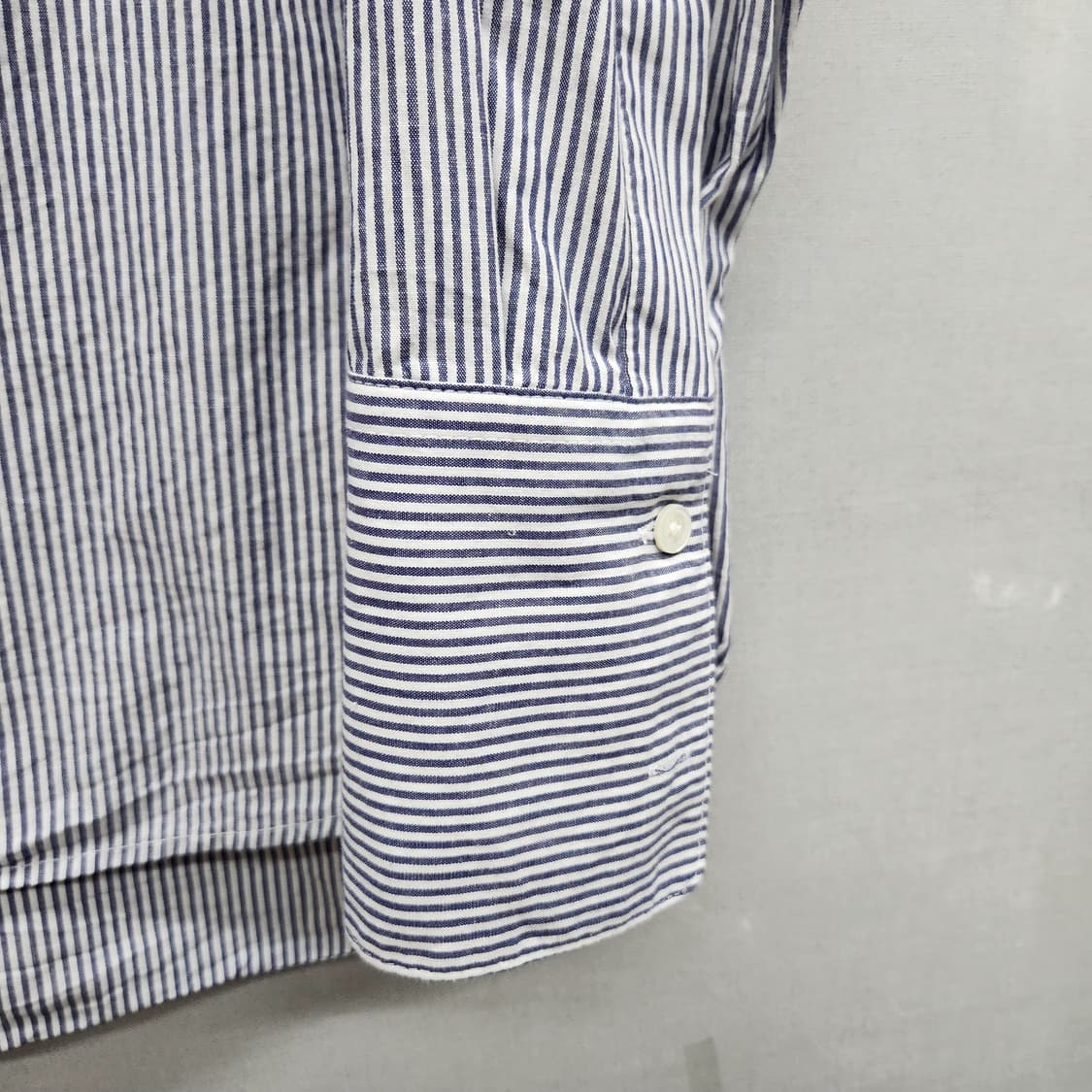 유메르 스트라이프 커프스 셔츠 L 상품이미지3