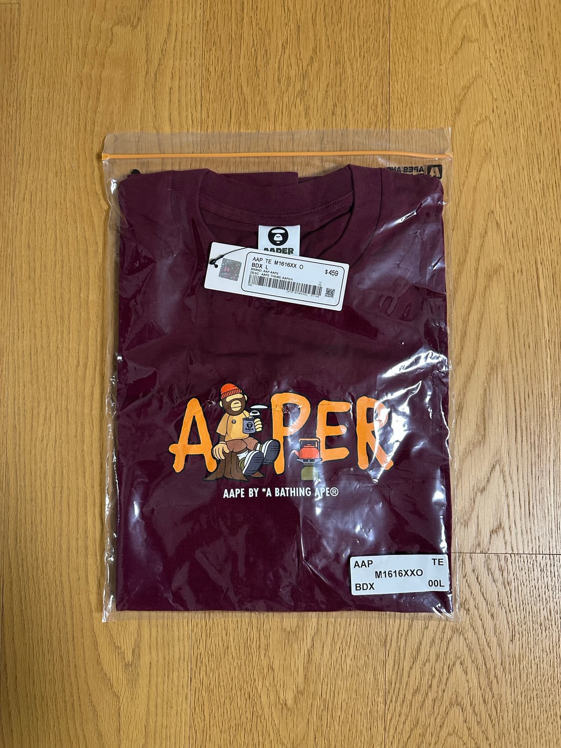 AAPE BY *A BATHING APE® 캠핑 에이퍼(AAPER) 티 상품이미지1