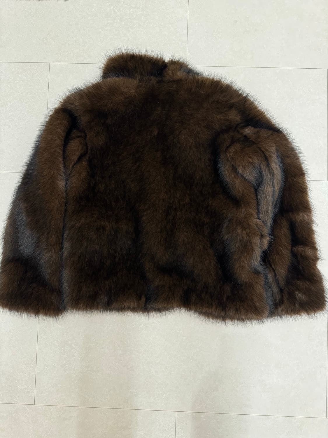 (새상품) 아르켓 퍼 자켓 브라운 XS 상품이미지10