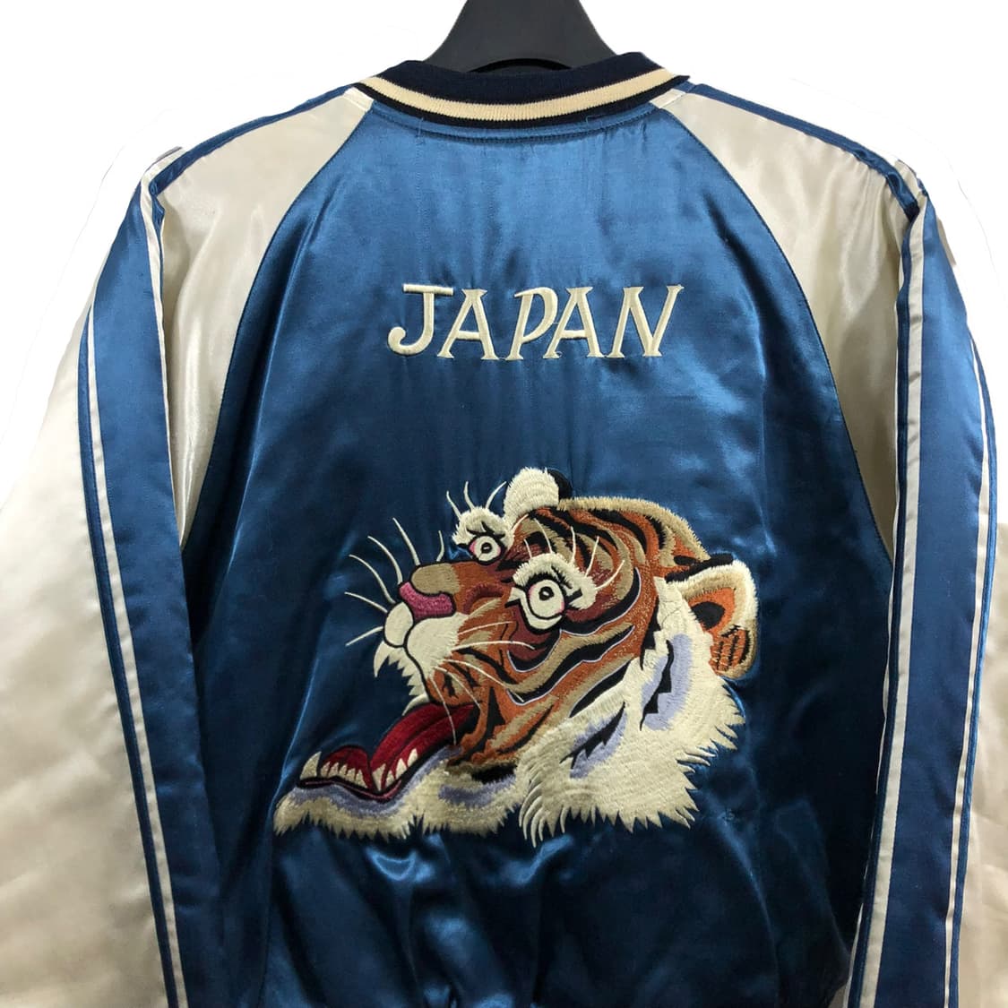 L 일본 빈티지 리버시블 퀼팅 스카쟌 점퍼 상품이미지7