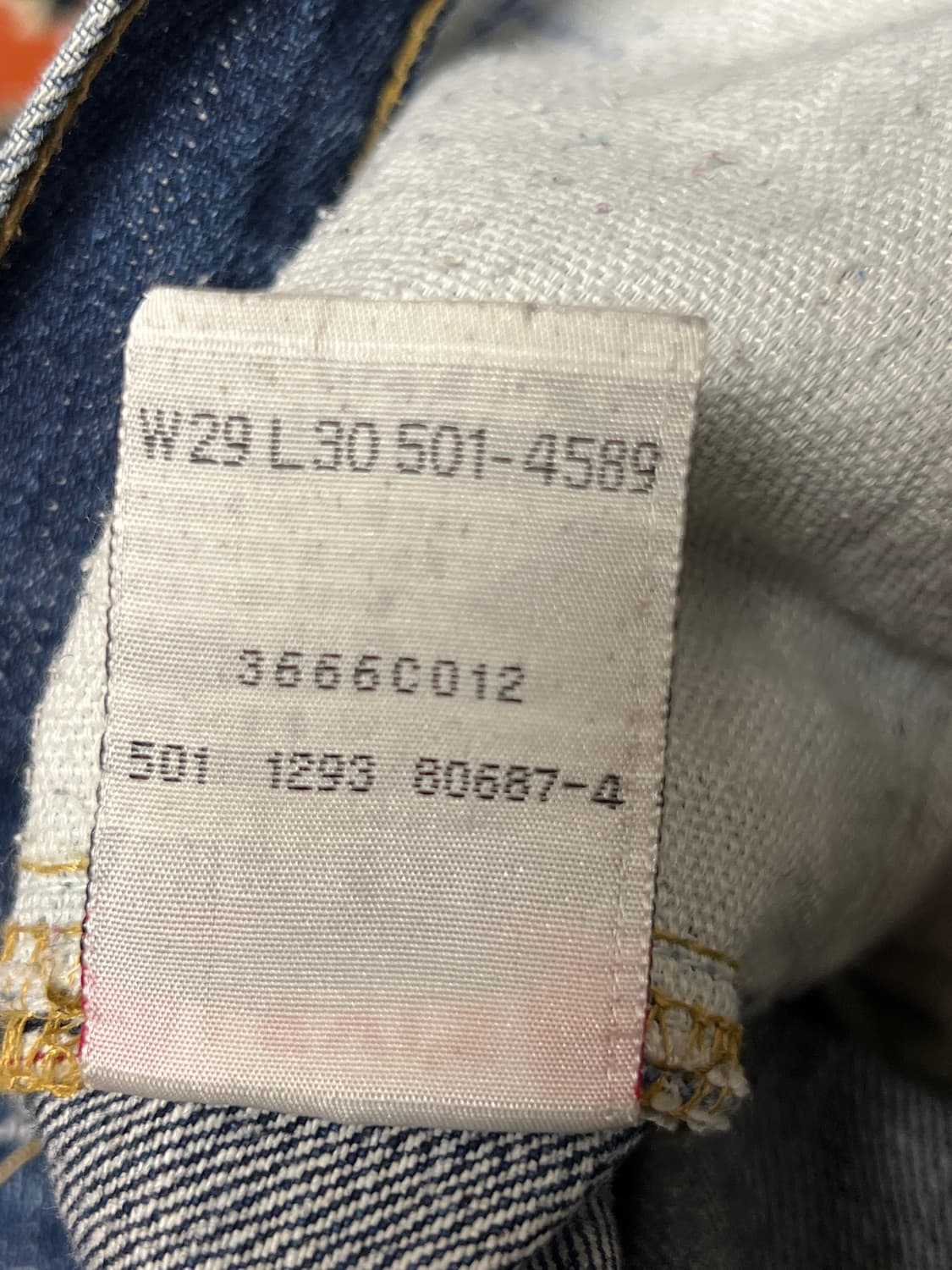 [29] 리바이스 501 USA 빅E 빈티지 데님팬츠 (실측 28) 상품이미지6