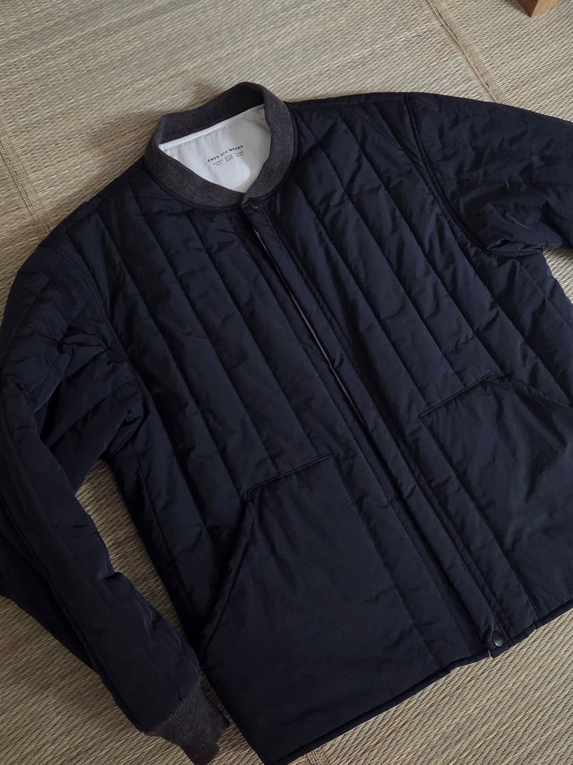 24FW 엔즈앤드민즈 퀼팅자켓 L 상품이미지3