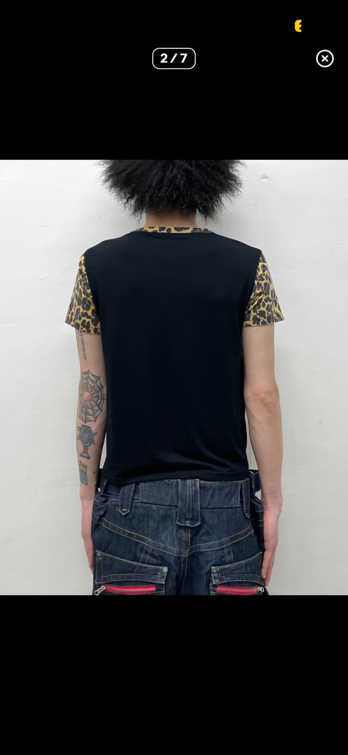 vintage cheer leopard print t shirt 상품이미지2