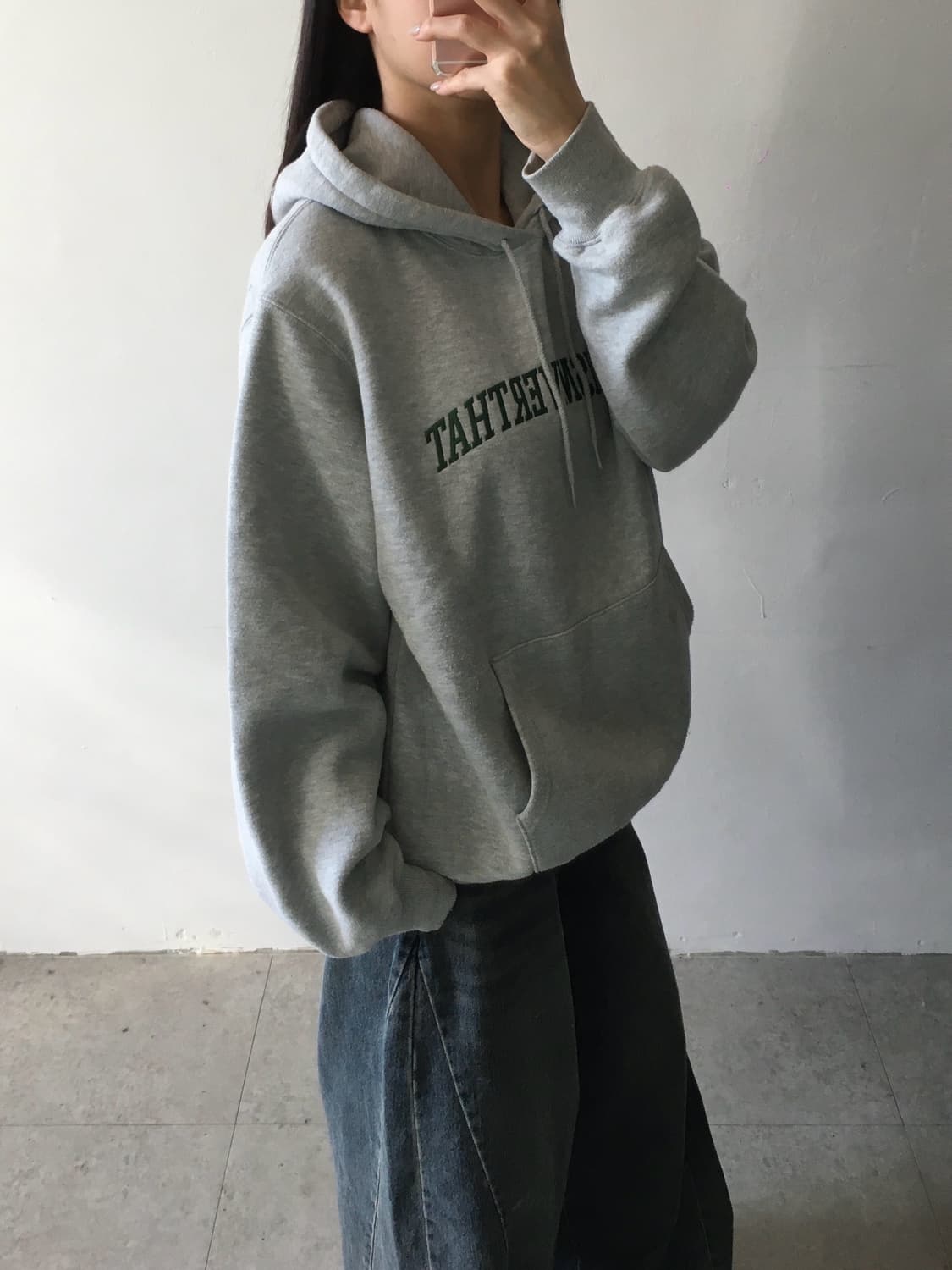 디스이즈네버댓 레터링 후드티 상품이미지2