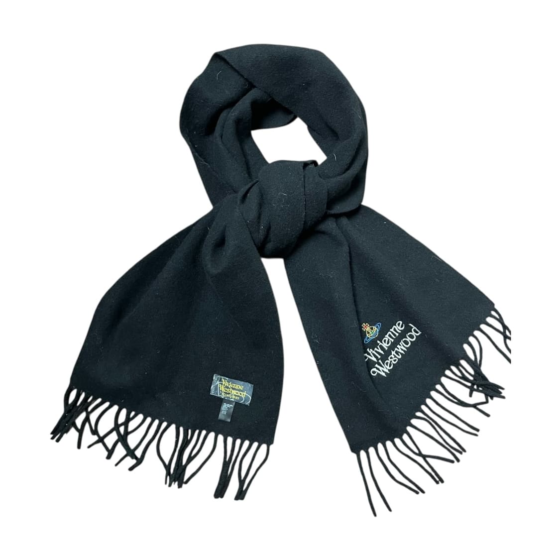 [Vivienne Westwood] 비비안웨스트우드 오브제 자수 머플러 상품이미지1