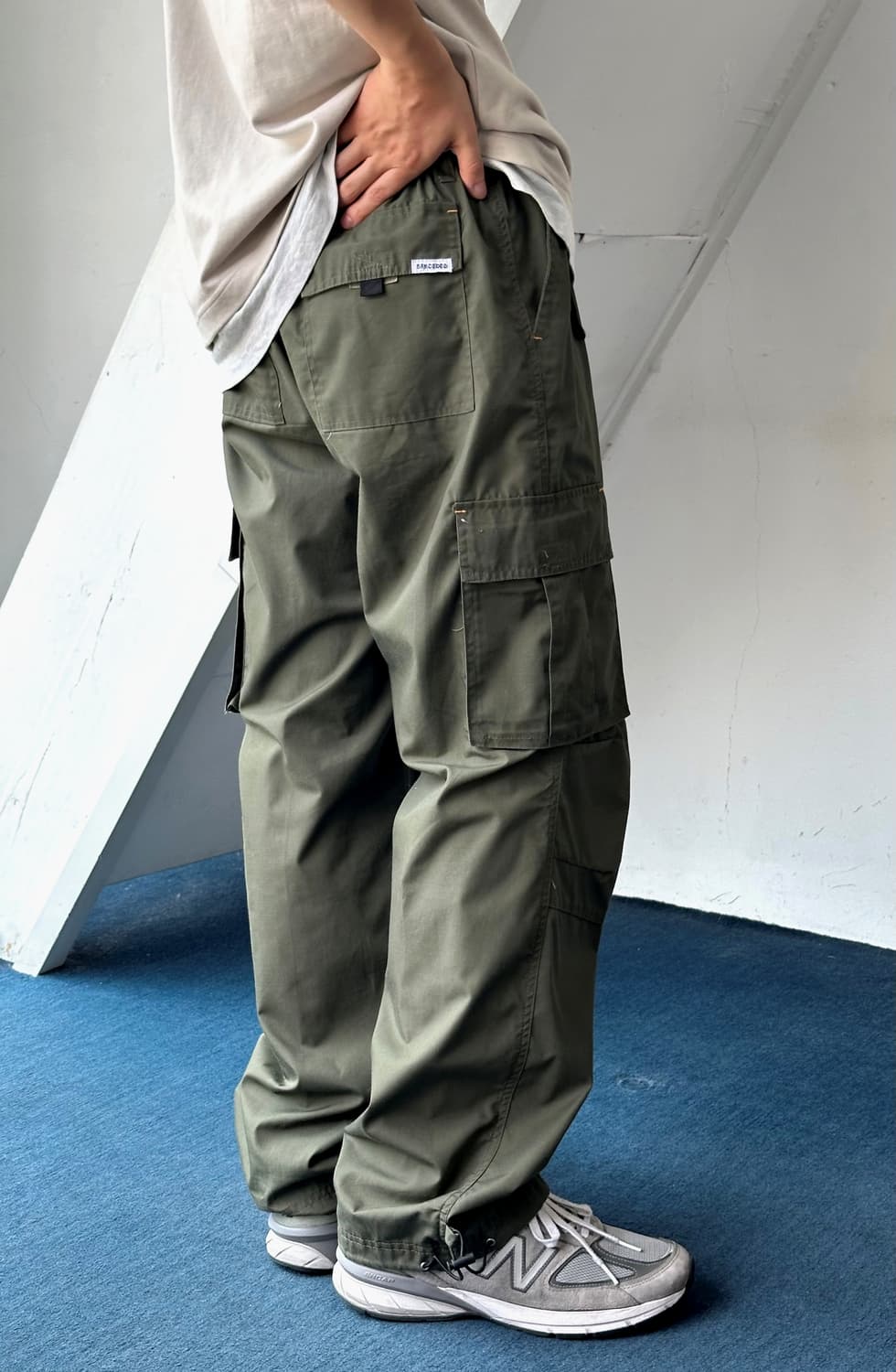 Military design poly cotton cargo pants 상품이미지9