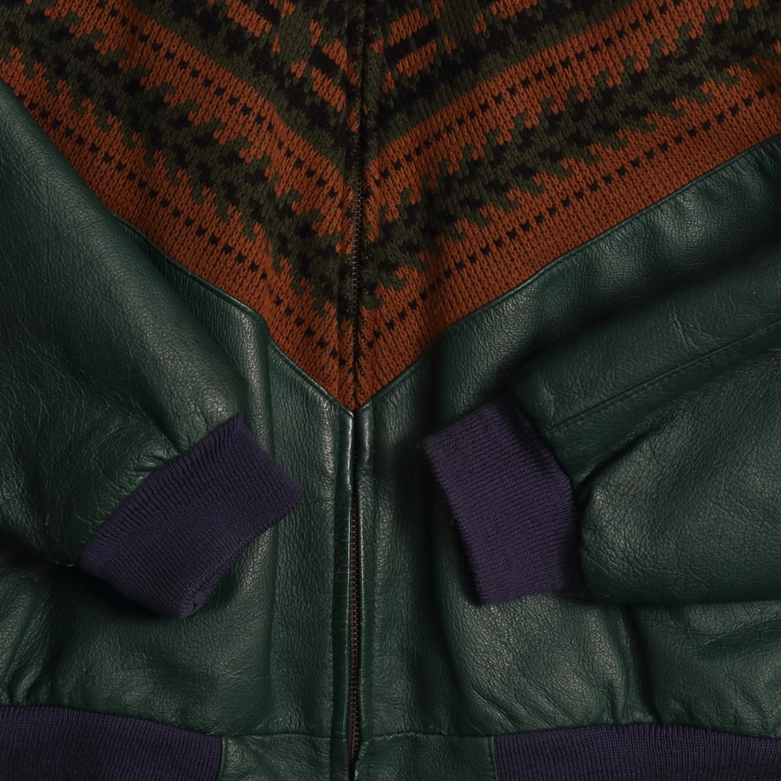 90's 빈티지 웨스턴 나바호 레더 봄버자켓 A1680 상품이미지4