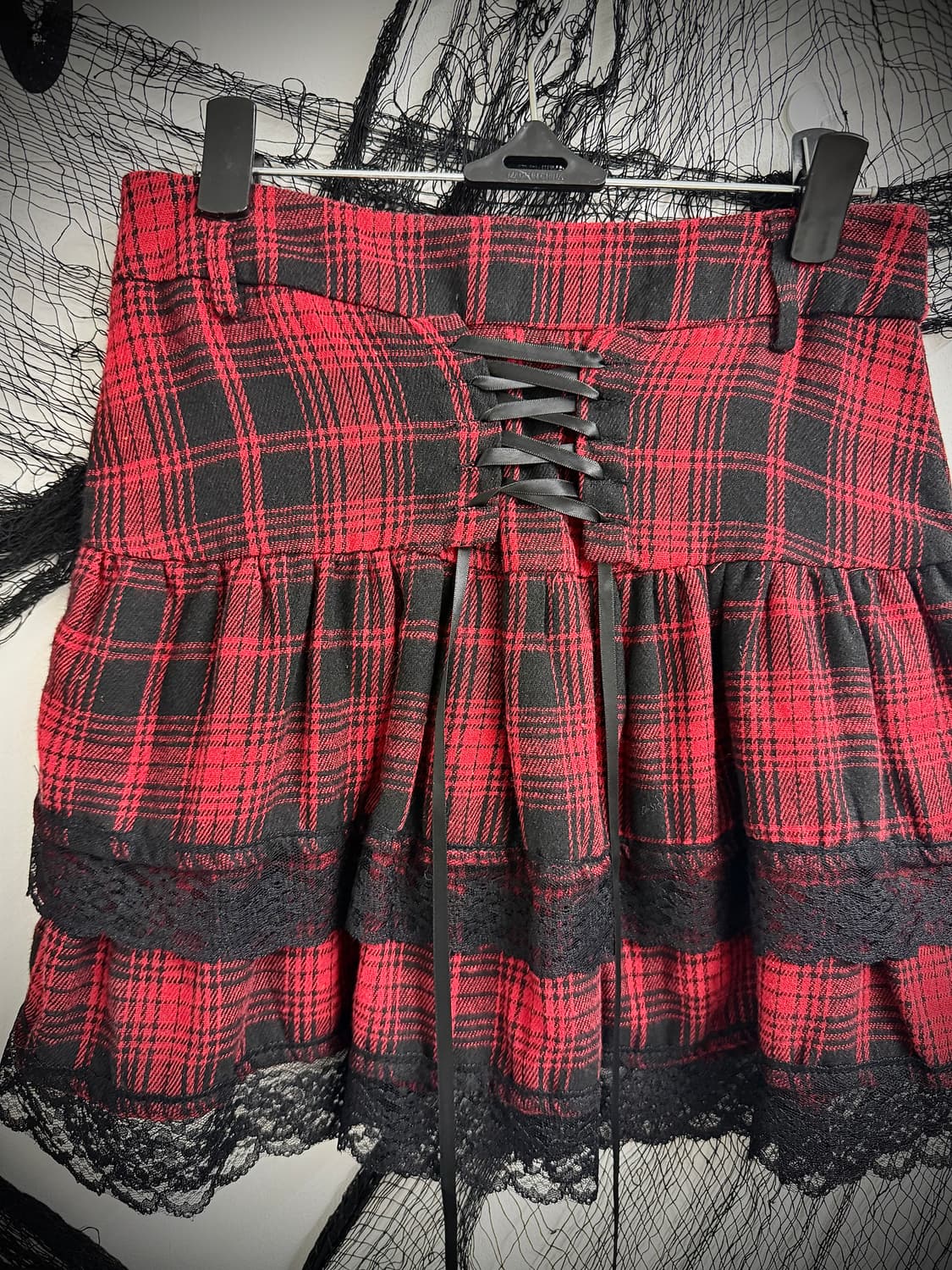 Punk mood tartan check skirt 상품이미지2