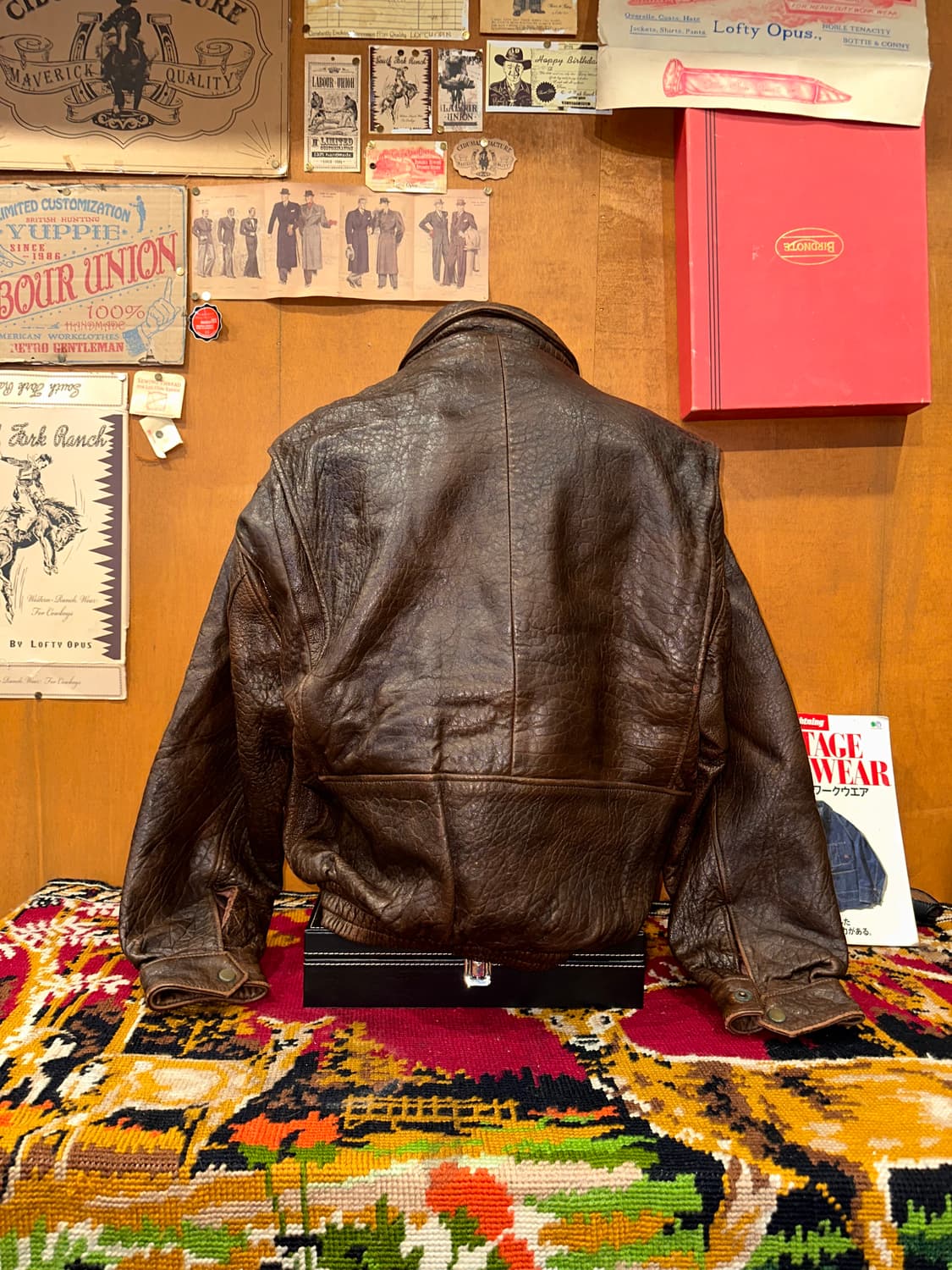 ( XL-2XL ) a2가죽자켓 봄버자켓 푸퍼자켓 빈티지가죽 항공점퍼 상품이미지3