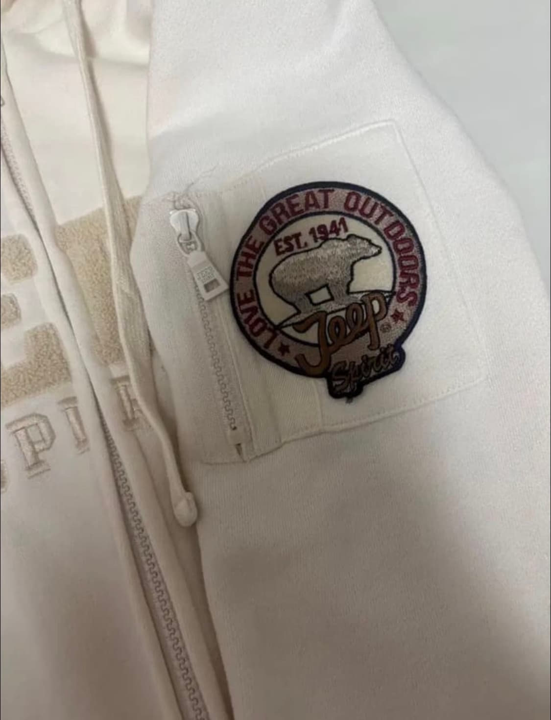 지프 폴라베어 후드집업 s 상품이미지2