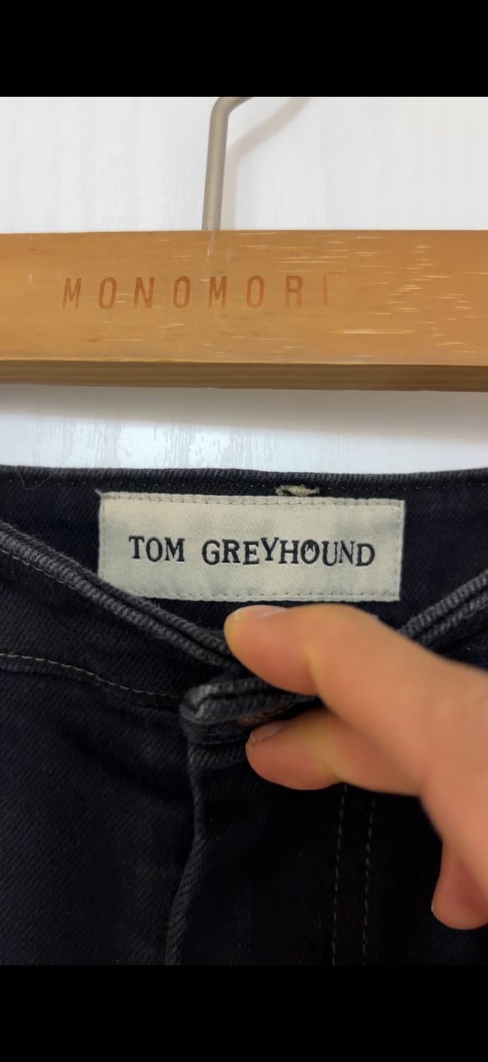 톰그레이하운드 블랙 데님 튤 스커트26 정품 상품이미지2