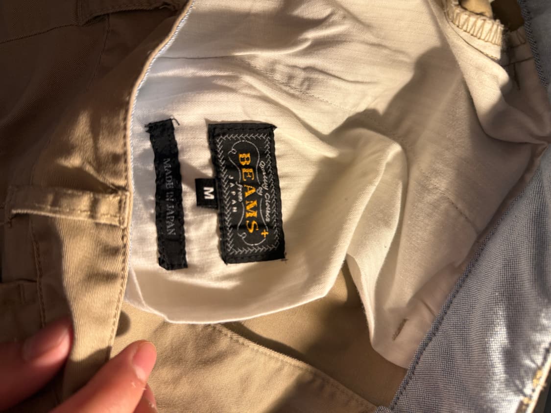Made in japan 빔즈 플러스 2 pleat chino pants 상품이미지3