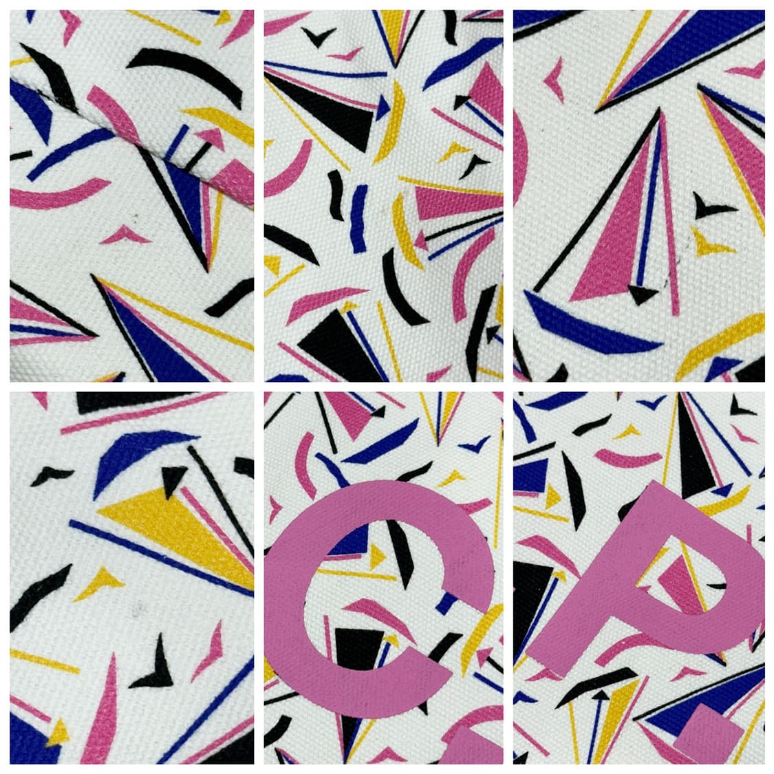 아페쎄 A.P.C. 23SS 루 보트 패턴 토트백 오프화이트 핑크 상품이미지10