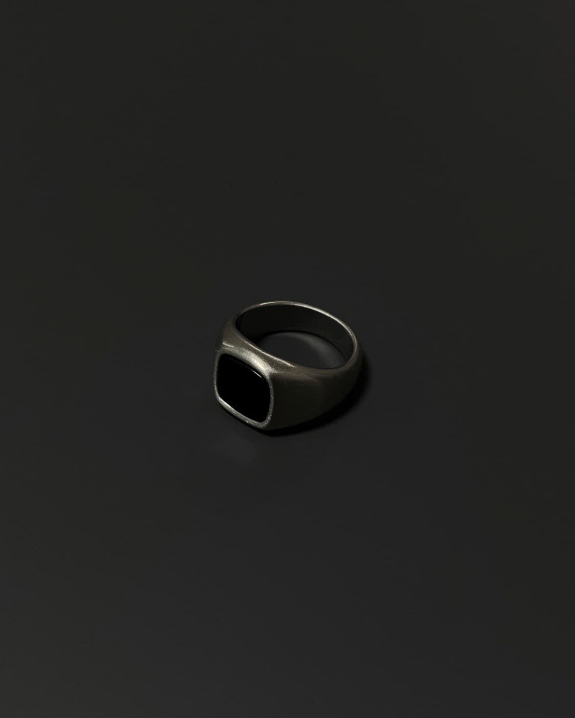 (20% 할인) 볼드 오닉스링 + 블랙 지그재그링 SET 상품이미지2