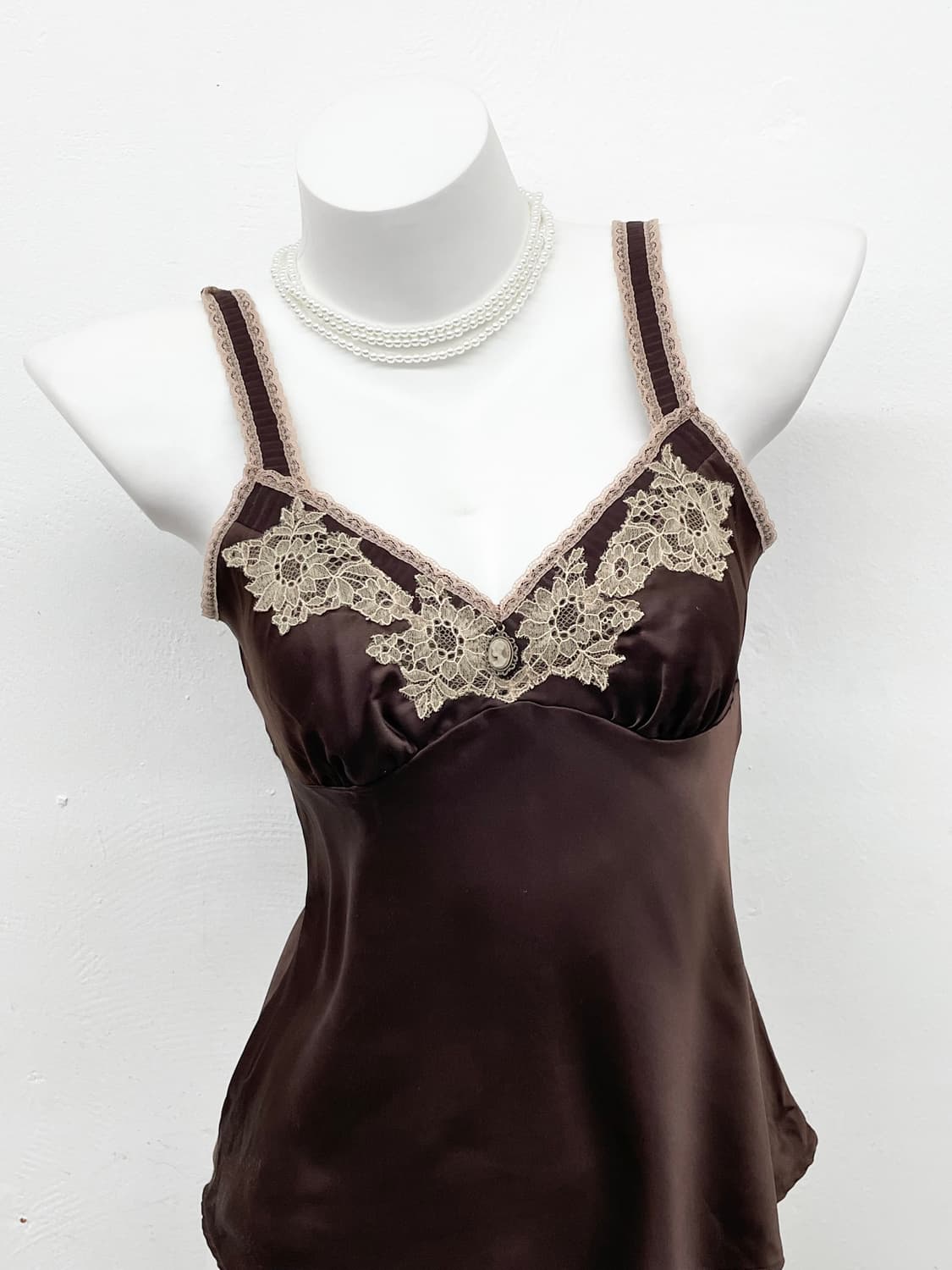 엔틱 카메오 새틴 슬립 상품이미지2