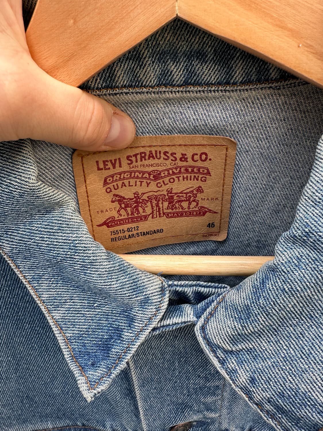[리바이스] •75515-0212 Standard Denim Jacket 상품이미지3
