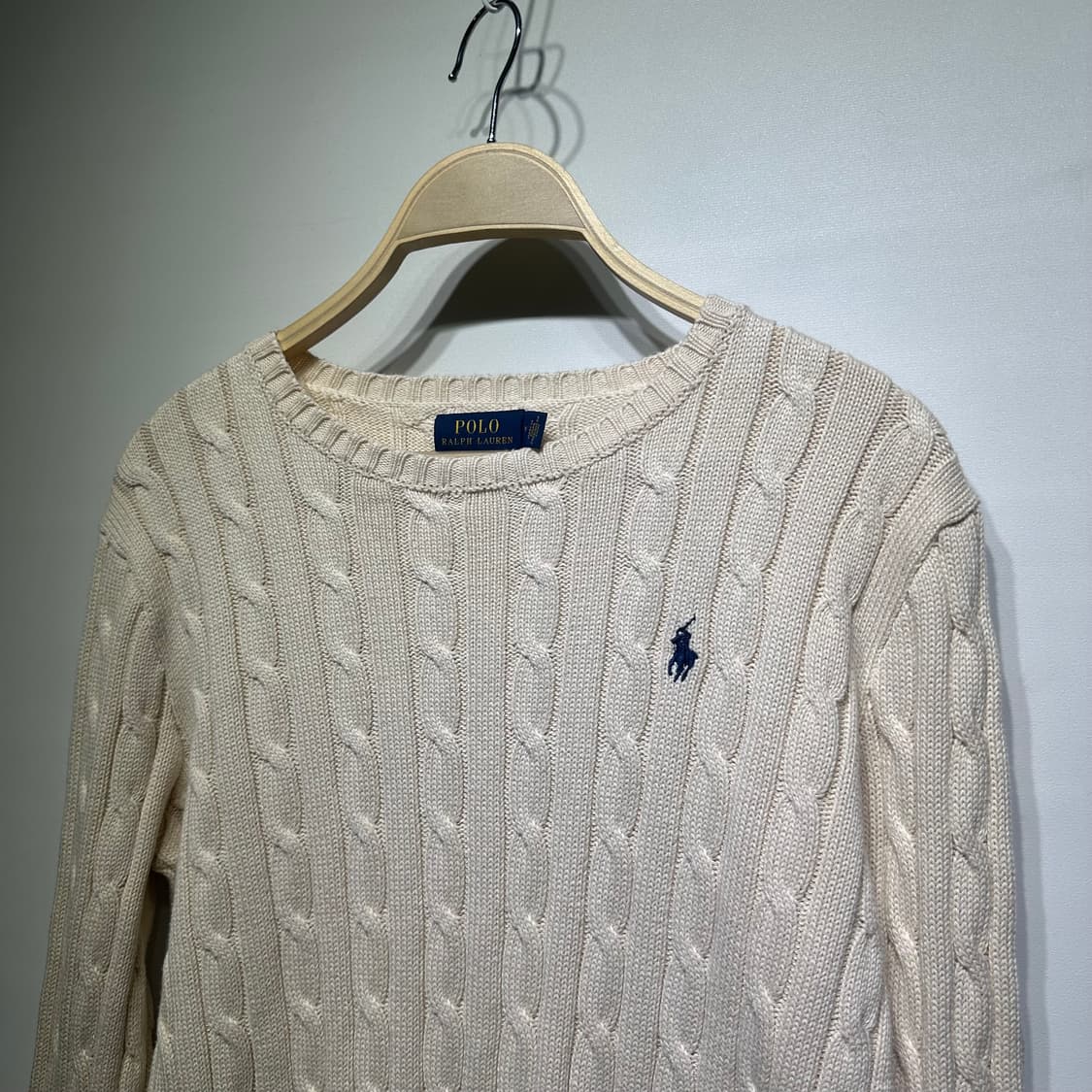 폴로 랄프로렌 케이블 니트 판매합니다 상품이미지2