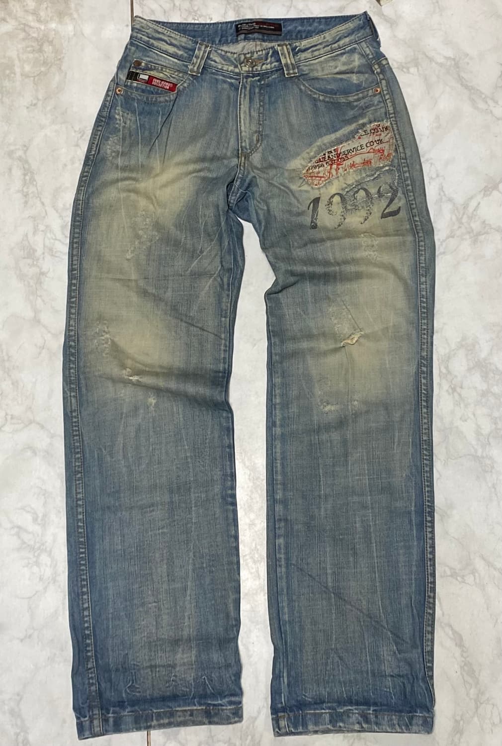 FUBU 푸부 데님 청바지 빈티지 힙합바지 30 인치 상품이미지1
