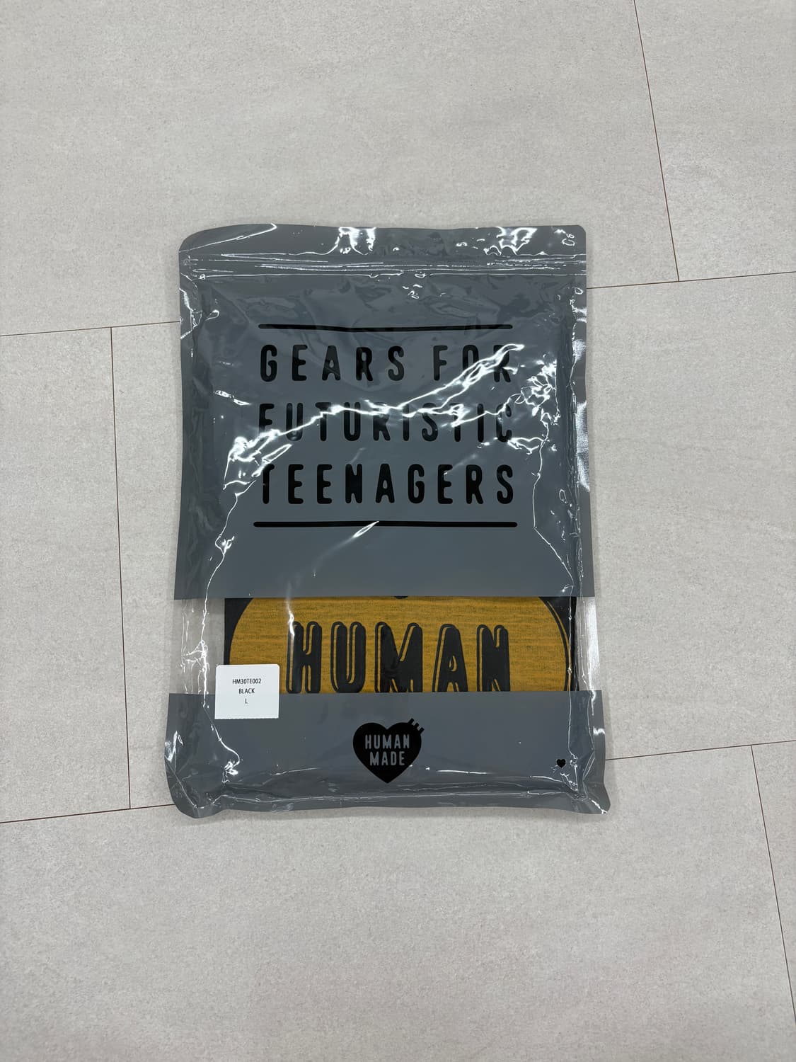 휴먼메이드 골든 하트 그래픽 티셔츠 L 상품이미지1