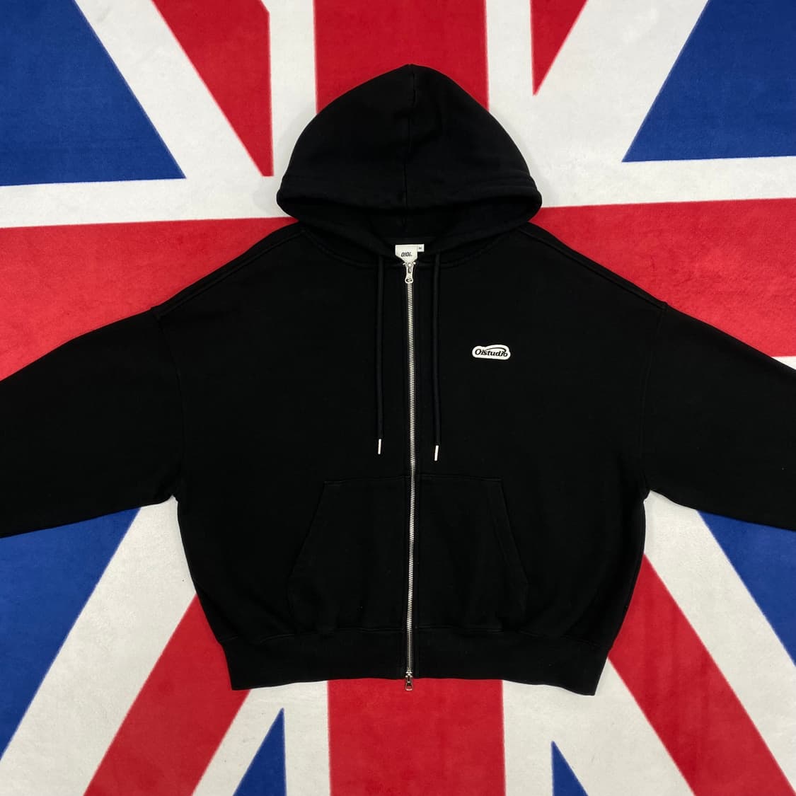 OiOi 오버핏 후드집업 M  상품이미지4