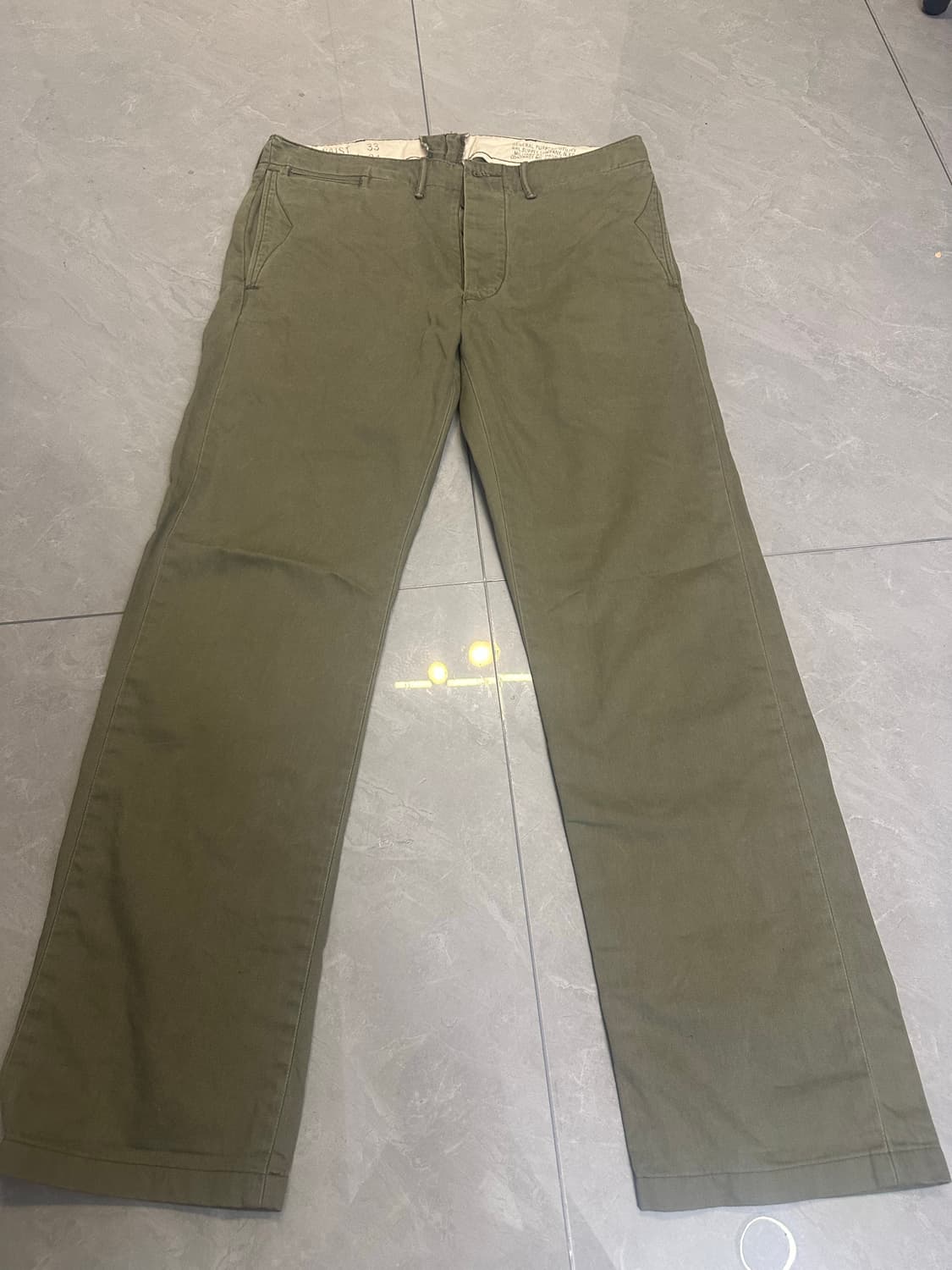 Rrl 더블알엘 카키 팬츠 33 상품이미지1