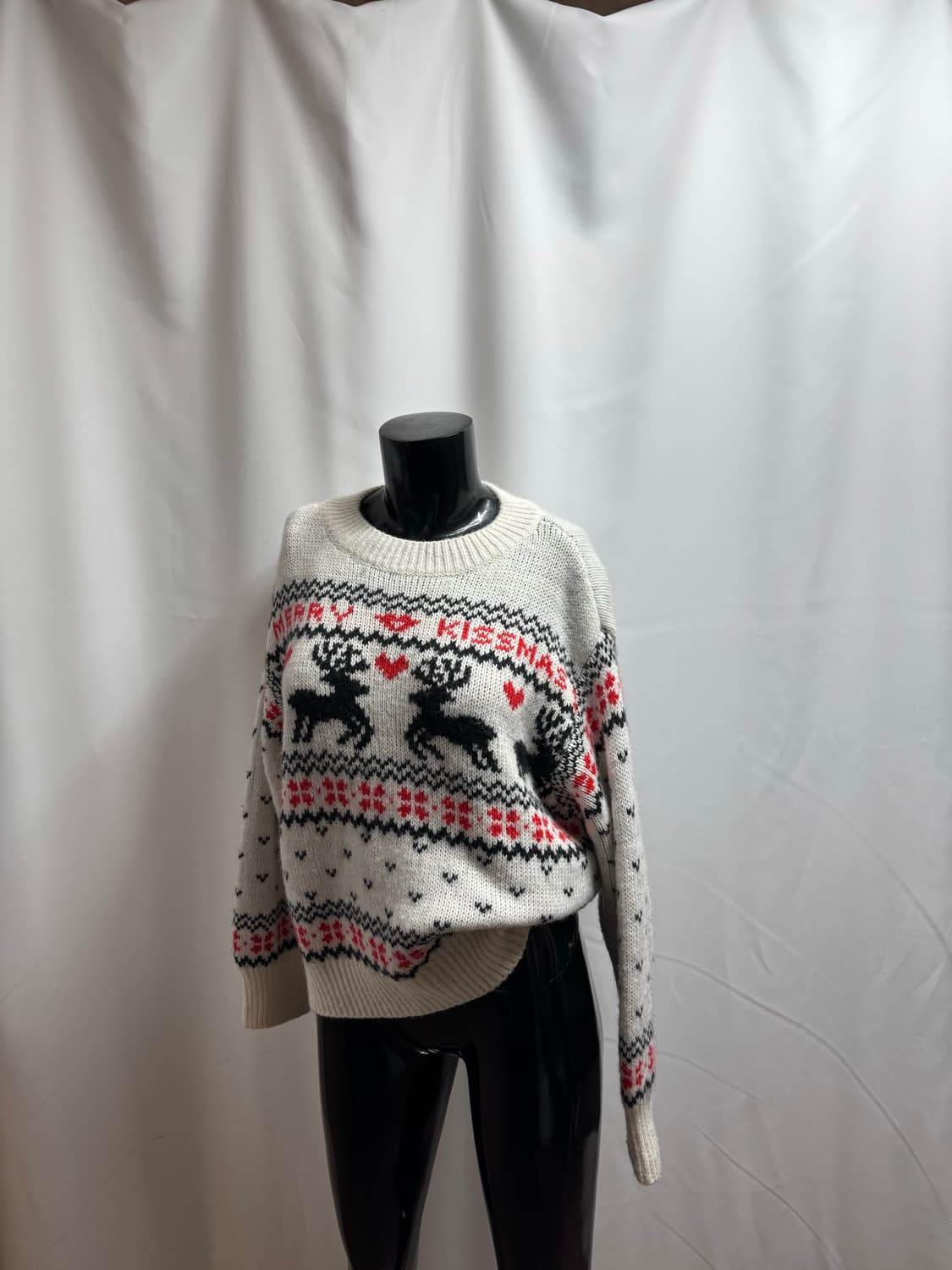 h&m 크리스마스 사슴 니트 상품이미지1