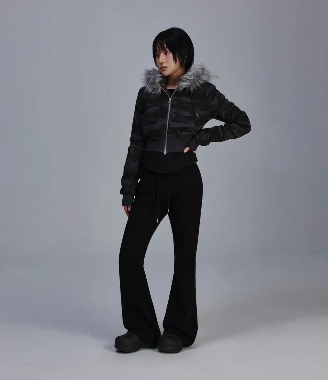 새상품)택포)부츠컷 트레이닝 팬츠/기모원단 m 상품이미지1