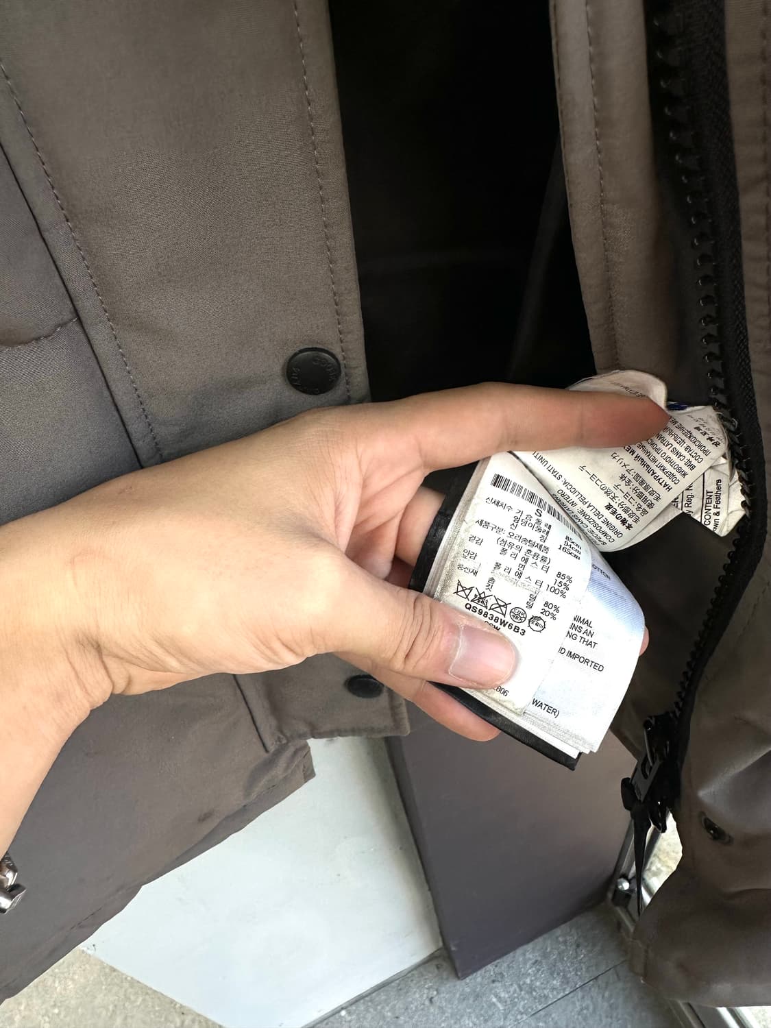 S/ 캐나다구스 쉘번 블랙라벨 롱패딩 점퍼 상품이미지8
