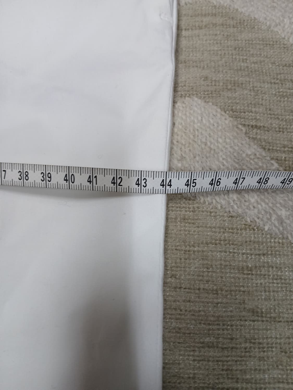 알베르토 비 아니 화이트 벨티드팬츠  상품이미지7