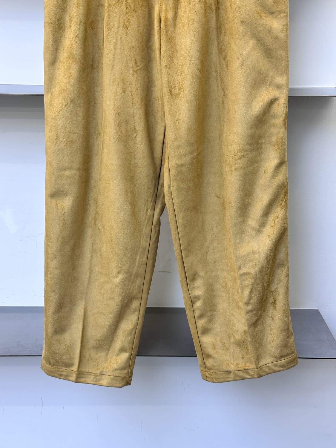 레베 진스 포우 스웨이드 힙합 와이드 팬츠(베이지) 상품이미지3