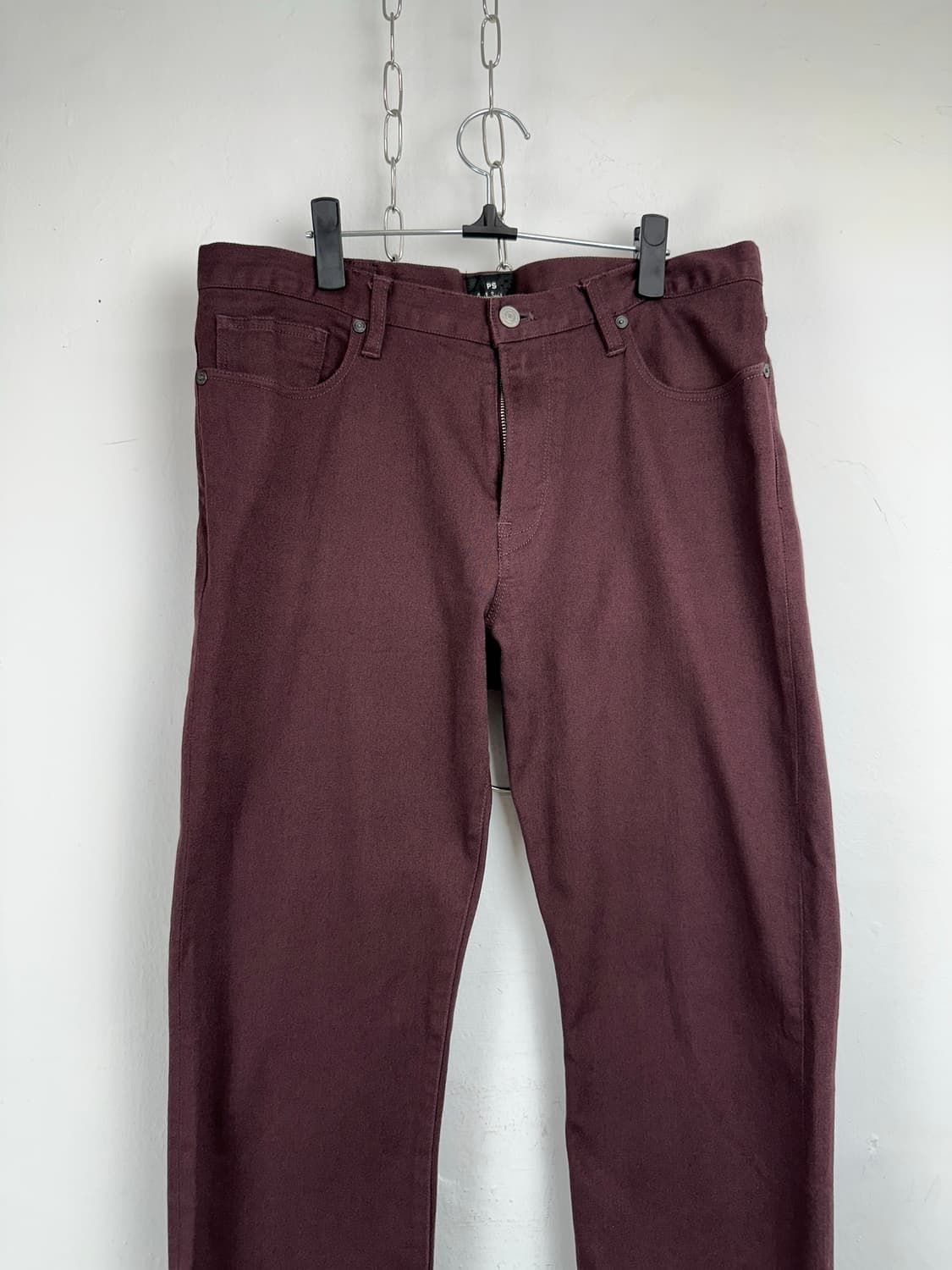 Paul Smith Burgundy Stretch Pants 상품이미지5