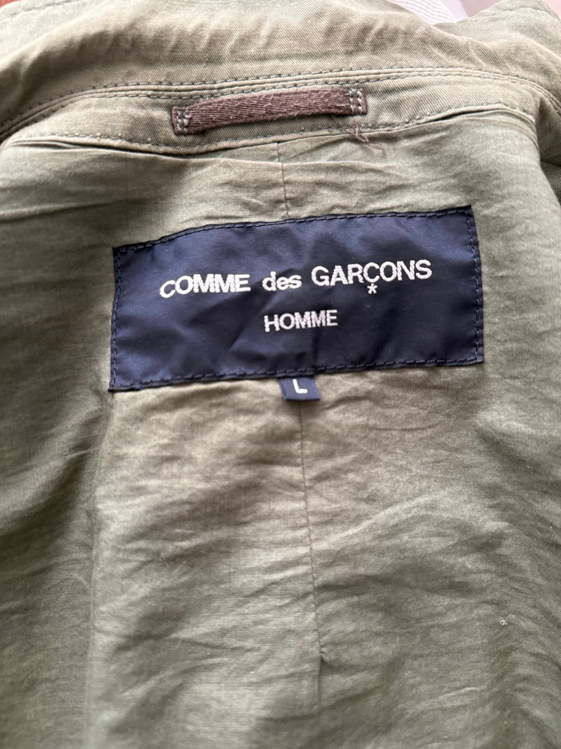 꼼데가르송 옴므 피쉬테일 코트 상품이미지4