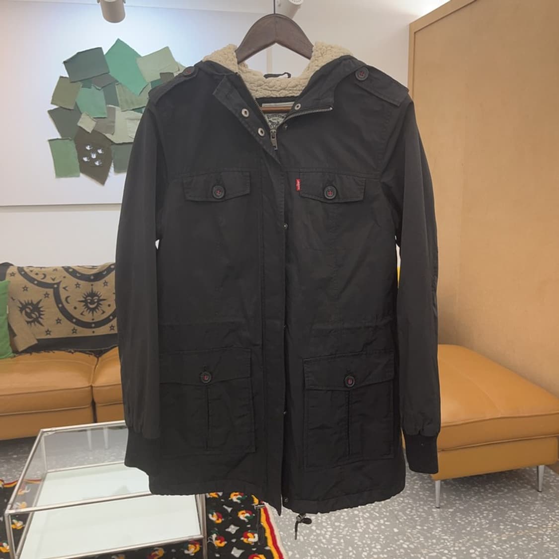 리바이스 빈티지 멀티포켓 양털 미디 야상 자켓 95 C07211 상품이미지3