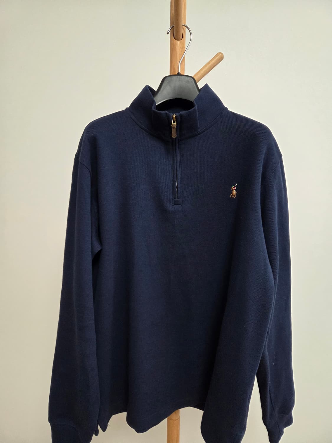 폴로 랄프로렌 네이비 하프집업 스웨터 L(105) 상품이미지1