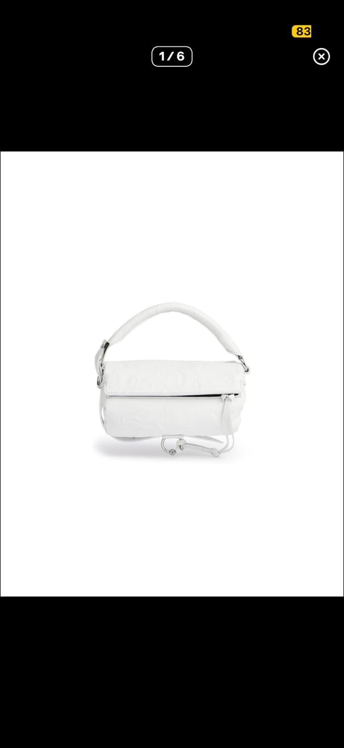 YY CRINKLE PILLOW MINI, WHITE 상품이미지1