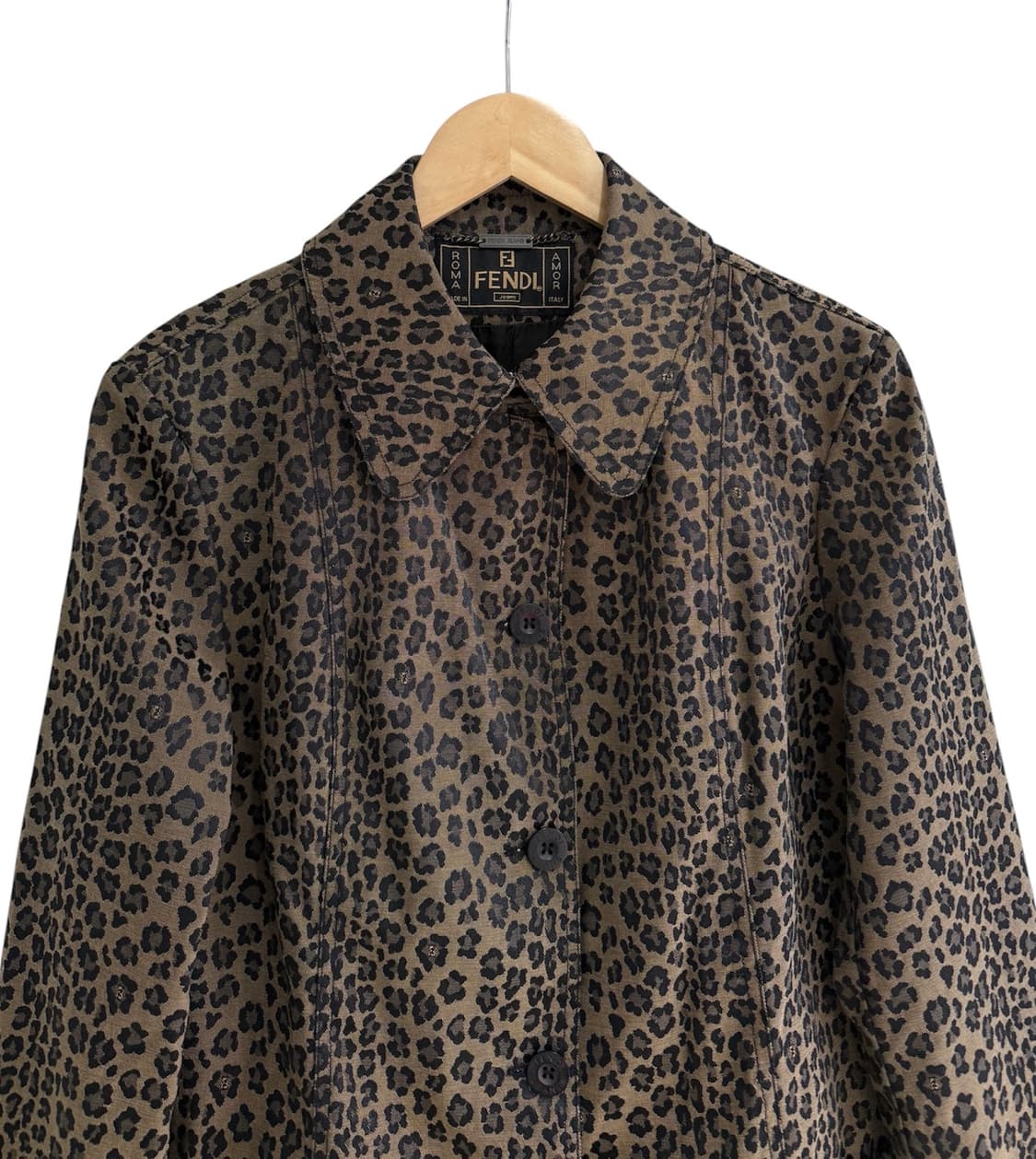 펜디 90‘s 레오파드 싱글 코트 상품이미지3