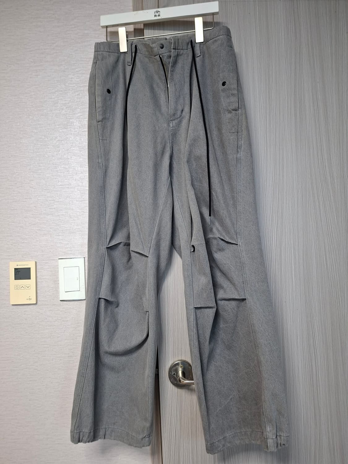 해칭룸 스노우진 워시드 그레이 1사이즈 상품이미지1