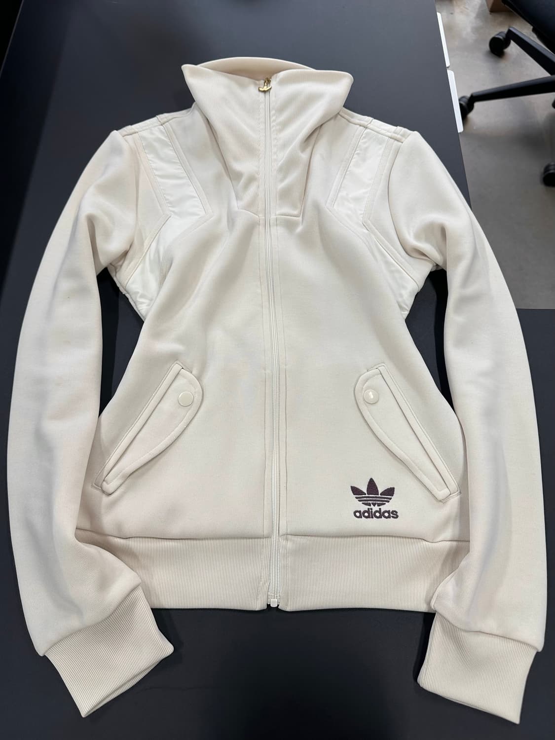 아디다스 크림초코 파이어버드 자수로고 하이넥 져지 상품이미지7