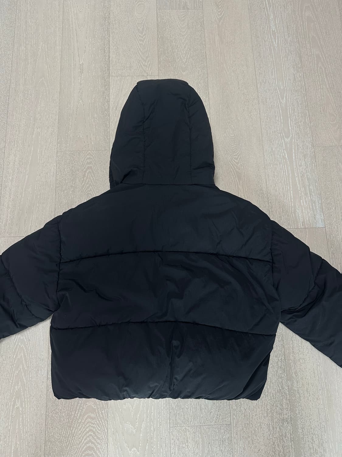 ZARA 자라 크롭 숏패딩 블랙 상품이미지2