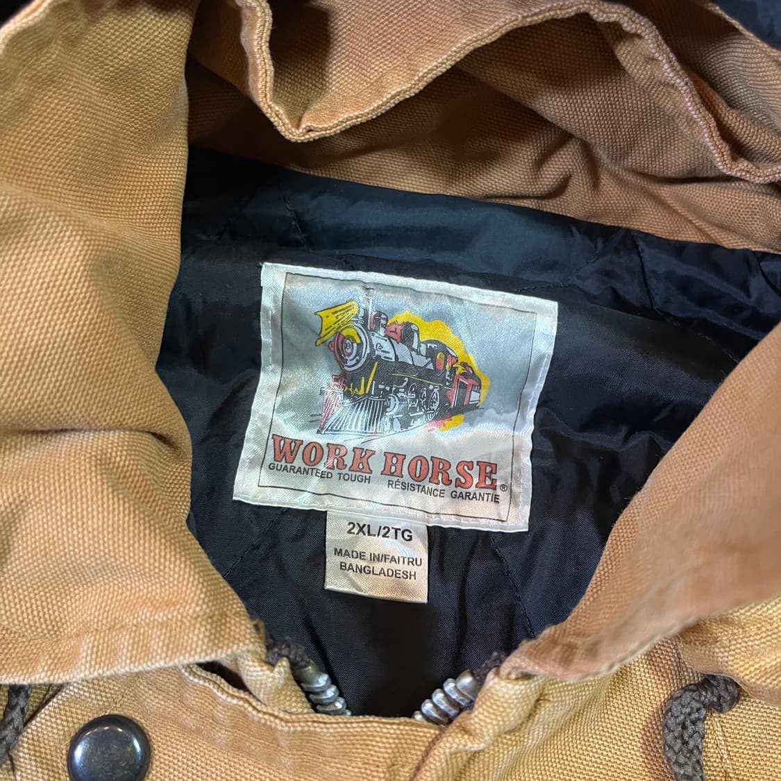 Work Horse USA 빈티지 워크 자켓 ( 후드 탈부착 가능 ) 상품이미지2