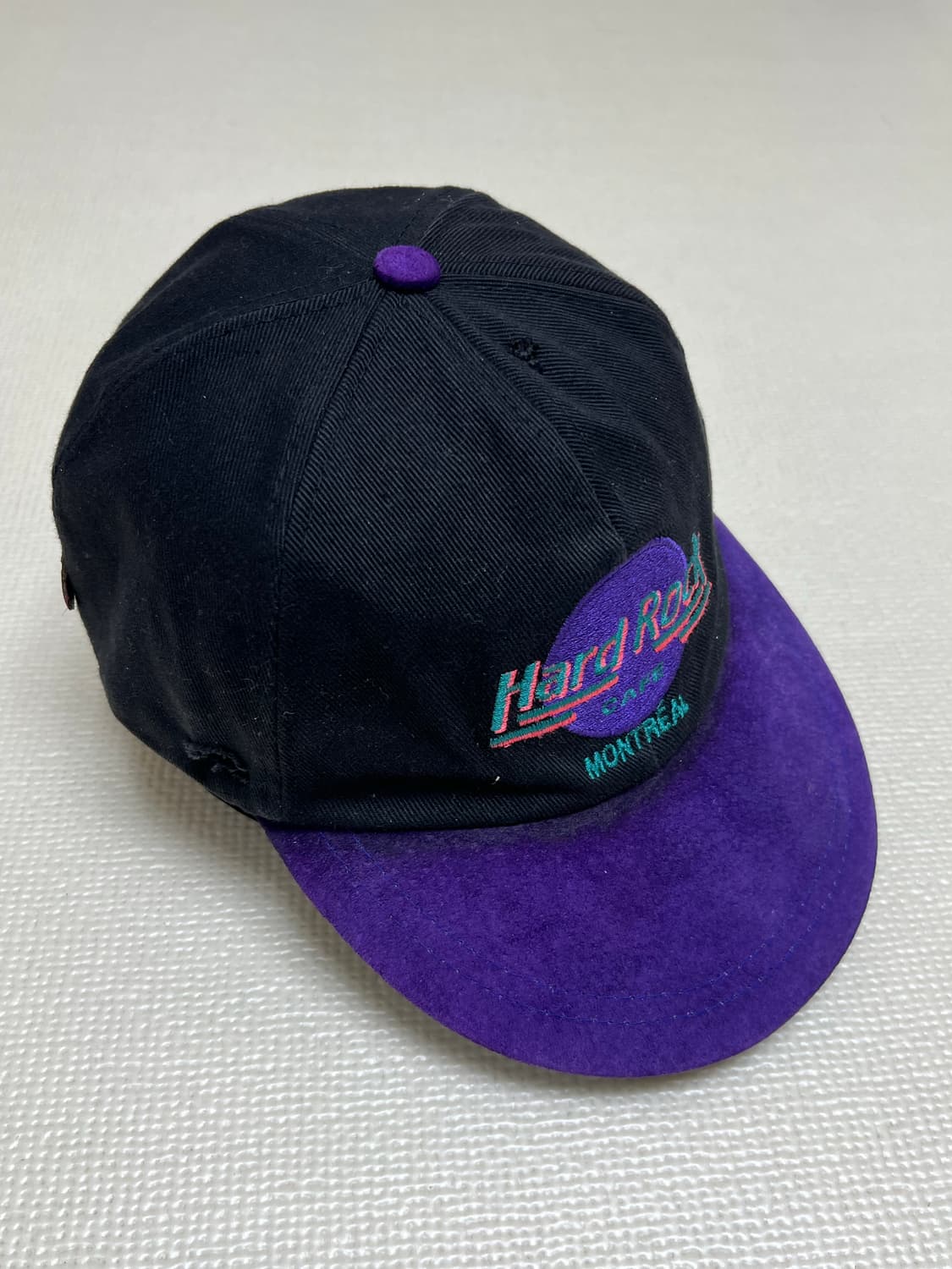 90s 하드락카페 몬트리올 볼캡 블랙/퍼플 상품이미지3
