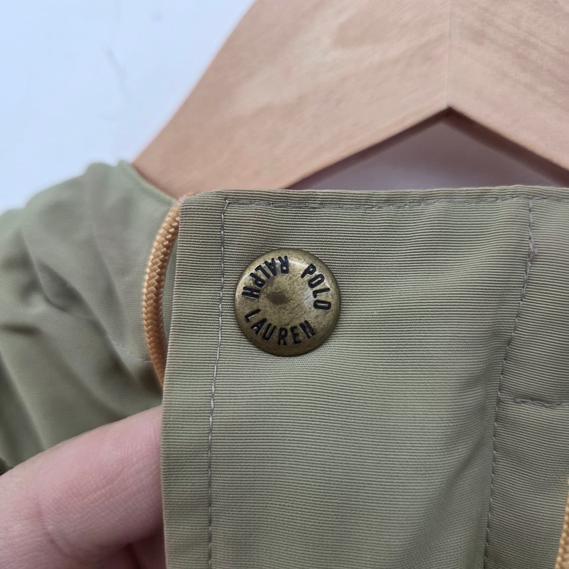 폴로 랄프로렌 올리브 카키색 후드 야상 점퍼 남m 상품이미지3