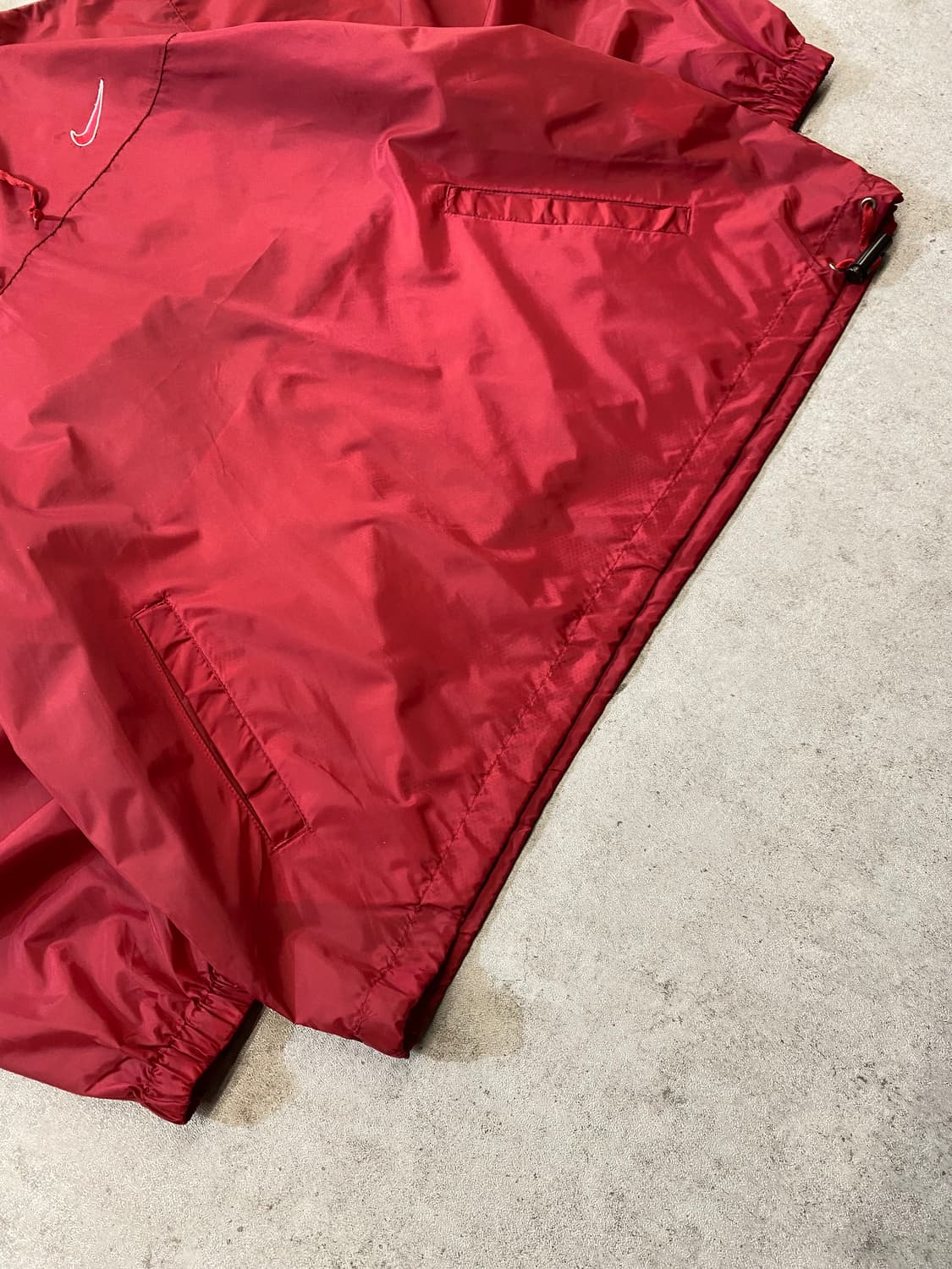 [L] 90-00s Nike 나이키 올드스쿨 나일론 풀오버 후디 상품이미지3