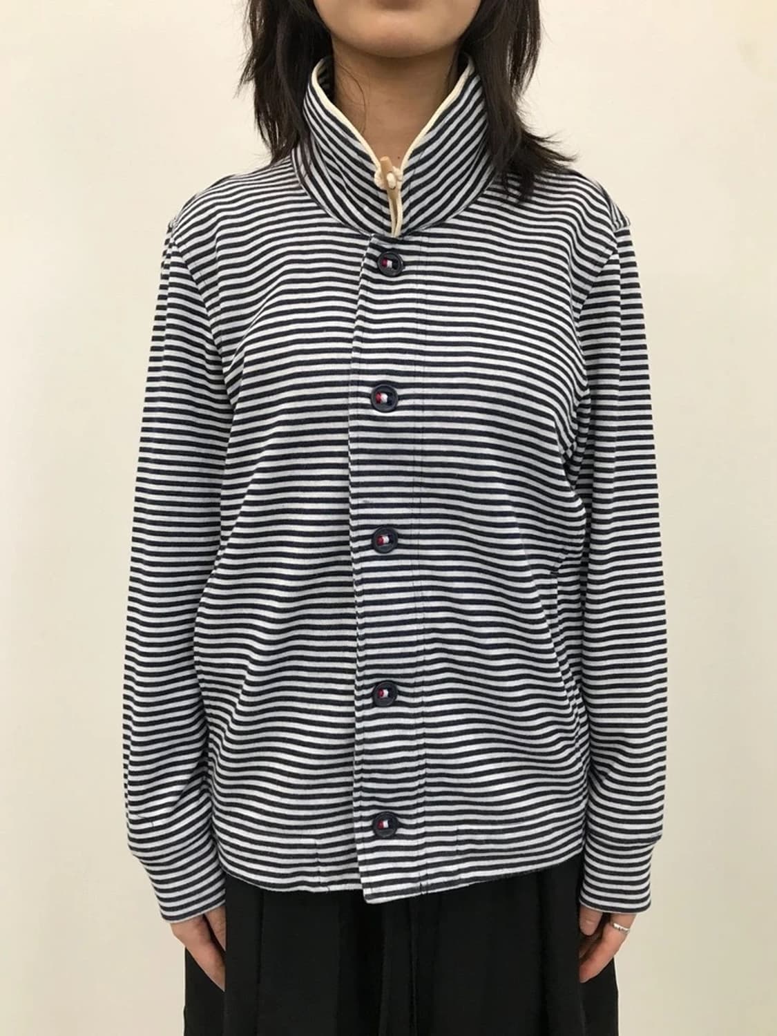 Paul & Co Navy Stripe Button Jacket 상품이미지2